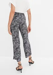 Pantalon taille élastique imprimé, bonprix