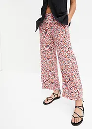 Pantalon palazzo taille élastique, bonprix