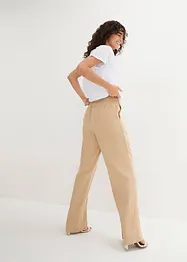 Pantalon palazzo en lin et viscose, bonprix