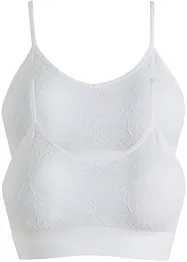 Lot de 2 brassières sans couture Feel Comfort, bpc bonprix collection