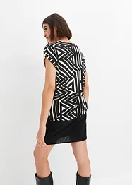 T-shirt fluide et oversize en viscose extensible, bonprix