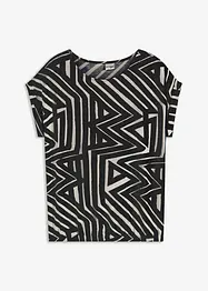 T-shirt fluide et oversize en viscose extensible, bonprix