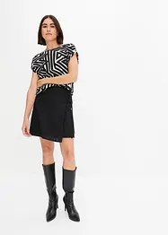 T-shirt fluide et oversize en viscose extensible, bonprix
