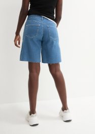 Bermuda en jean Wide Leg, taille moyenne, John Baner JEANSWEAR