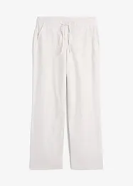 Pantalon en lin à jambe large, bonprix