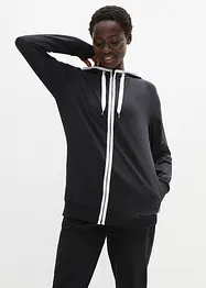 Veste sweat extensible en coton, bonprix