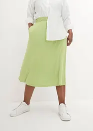 Jupe midi en jersey avec poches, bonprix