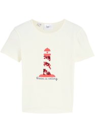 T-shirt coton fille à sequins réversibles, bpc bonprix collection
