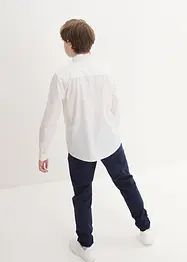 Ensemble festif 3 pièces garçon avec pantalon chino, chemise, cravate, bonprix