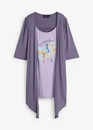 T-shirt 2 en 1 en viscose, bonprix