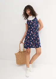 Robe en jersey à imprimé floral, bonprix