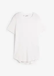 T-shirt long en viscose avec base arrondie, bonprix