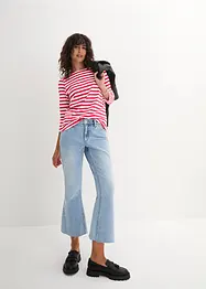 T-shirt à encolure bateau, bonprix