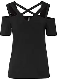 T-shirt à découpes en viscose, bonprix