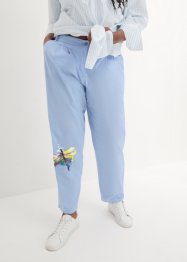 Léger pantalon à pinces imprimé libellules, bpc bonprix collection