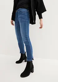 Jean 7/8 extensible, bas fendu, bonprix