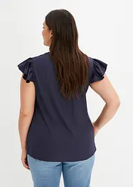 Blouse avec dentelle, bonprix