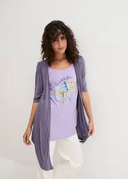 T-shirt 2 en 1 en viscose, bonprix