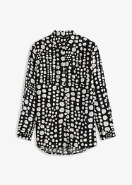 Chemisier long imprimé en viscose fluide, bonprix