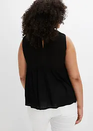 Blouse sans manches en viscose fluide, bonprix