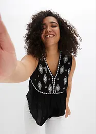 Blouse sans manches en viscose fluide, bonprix