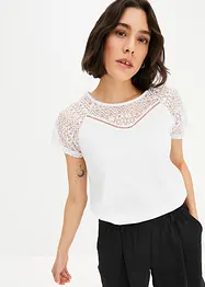 T-shirt à dentelle, bonprix