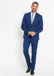 Costume 3 pièces : veste de costume, pantalon, cravate Slim Fit, bonprix