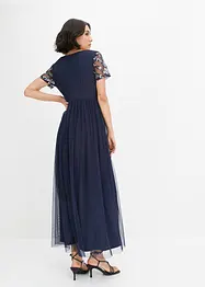 Robe longue à sequins, bonprix