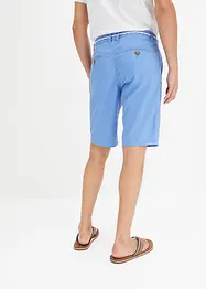 Bermuda chino avec lin majoritaire et cordon, Regular Fit, bonprix