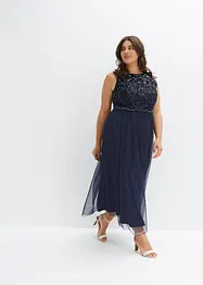 Robe longue brodée de sequins, bonprix