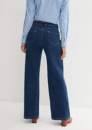 Jean stretch avec taille confortable et jambes extra larges, bonprix