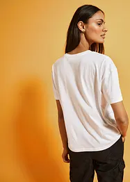 T-shirt avec détail en dentelle, bonprix