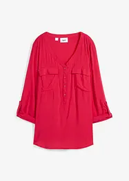 Blouse à col V et manches longues, bonprix