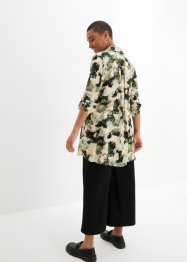 Robe-chemise courte avec poches latérales en viscose, bpc bonprix collection