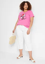 T-shirt à imprimé floral, bonprix