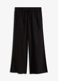 Pantalon large en lin mélangé, bonprix