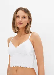 Top à dentelle, bonprix