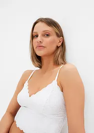 Top à dentelle, bonprix