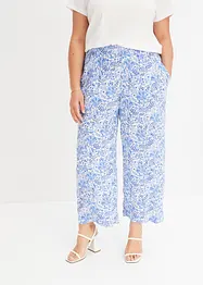 Pantalon taille élastique imprimé, bonprix