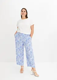 Pantalon taille élastique imprimé, bonprix