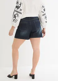 Short en jean, taille haute, extensible, John Baner JEANSWEAR