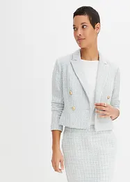 Blazer en tweed avec polyester recyclé, BODYFLIRT