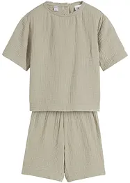 Chemise et short garçon (ens. 2 pces.) en gaze de coton, bpc bonprix collection