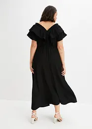 Robe longue à volant, bonprix