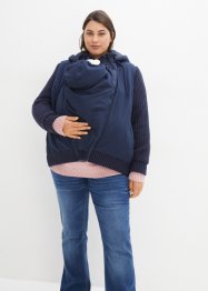 Veste de grossesse/portage avec manches en maille et capuche, bpc bonprix collection
