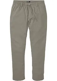 Pantalon chino avec lin, Regular Fit, Straight, bonprix