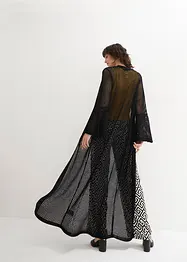 Gilet long en maille, bonprix
