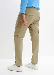 Pantalon slim extensible, jambes droites, avec poches cargo, bonprix
