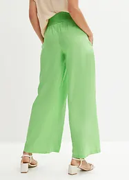 Pantalon large et léger en lin mélangé, bonprix