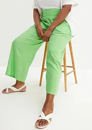 Pantalon large et léger en lin mélangé, bonprix